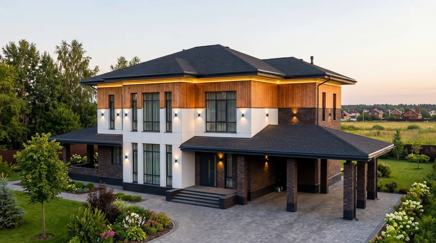 Двухэтажные дома — фото 21